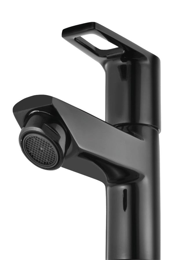 Johnson Bathrooms Johnson Sparo PVD Coated Pillar Cock | Glossy Black | Brass Pillar Cock for Bathroom and Kitchen Sinks| Wash Basin Tap, Kitchen Tap| T8201DCAMZ | 10 Years Warranty - Image 4